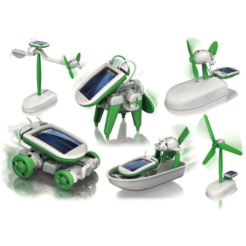 6 In 1 Educational Solar Toy / Robot Kit