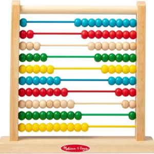 Melissa & Doug Wooden Abacus for quick maths calculations