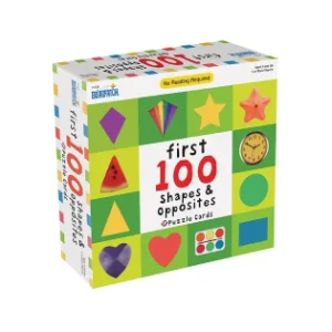 First 100 Shapes & Opposites Puzzle Cards