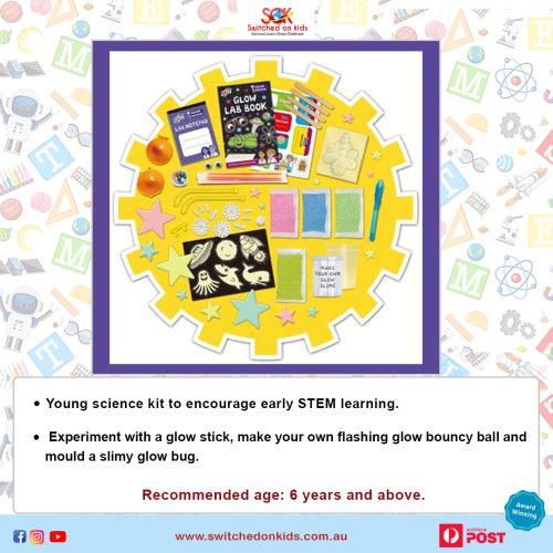 Galt Glow Lab Science And Craft Kit For Kids - STEM Learning And Fun
