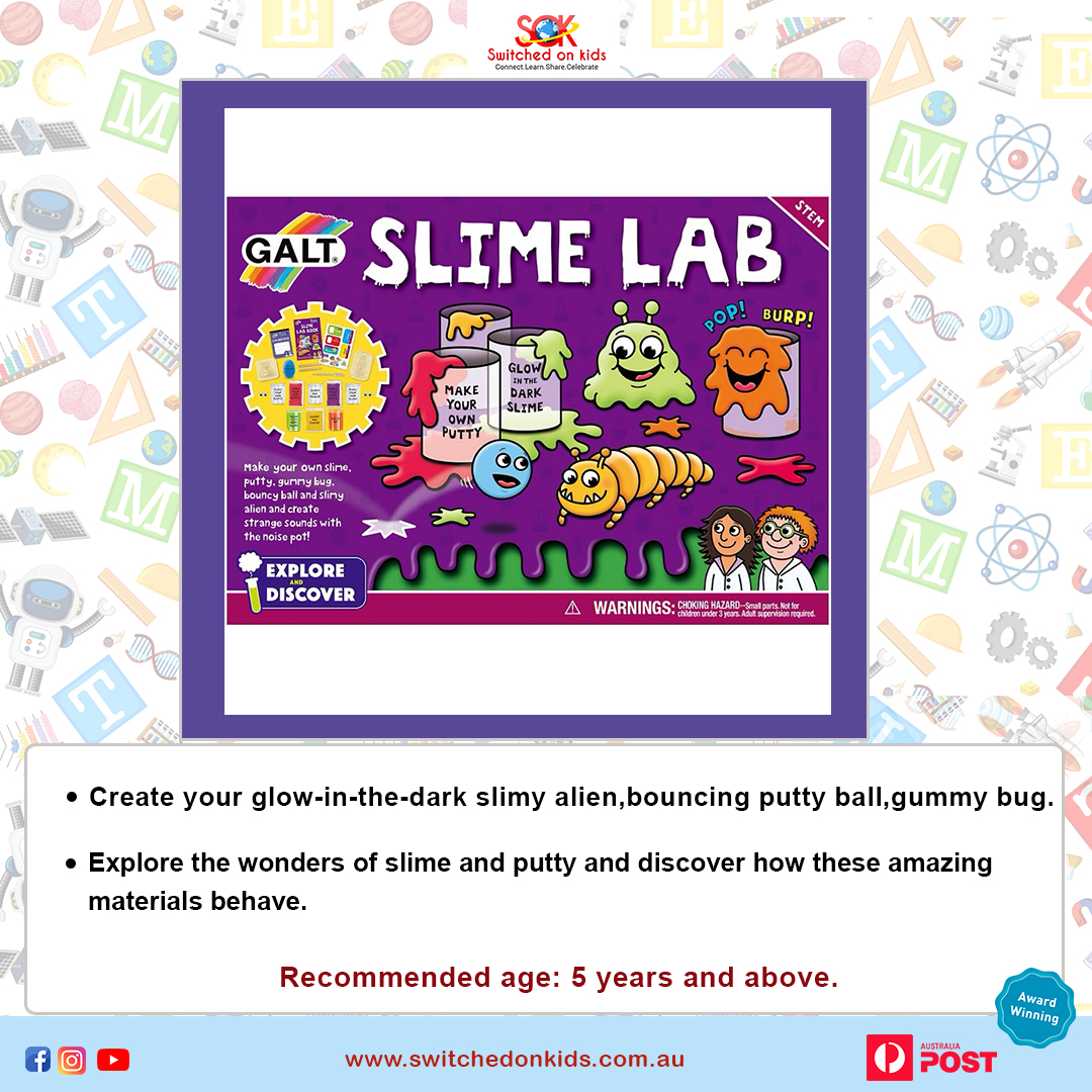 Galt Slime Science Lab Kit Best gift ideas Switched on kids