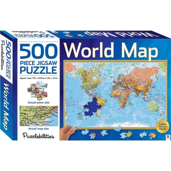 World map - 500 piece Jigsaw