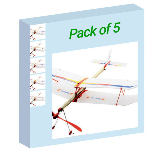 Rubber Band Plane – Pack of 5
