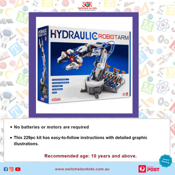 Hydraulic robot hot sale arm instructions