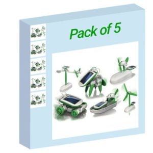 6 in 1 Solar without packaging (PP packaging) - Pack of 5