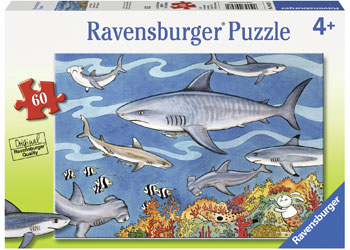 Ravensburger Sea of sharks Puzzle 60pc
