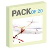 Rubber band plane - Pack of 20
