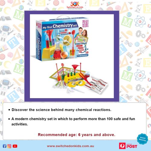 My First Chemistry Set Over 100 Safe Experiments Switched on kids