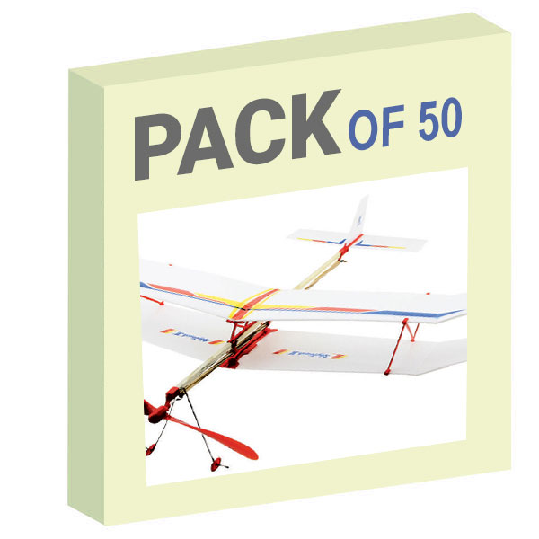 Rubber band Plane – Pack of 50
