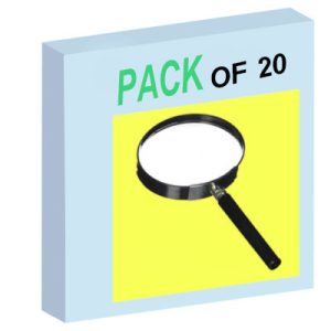 Magnifying lens – Pack of 20