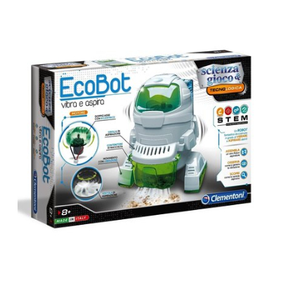 EcoBot DIY Assembly Kit Motorized Vacuum Robot Toy for Kids Ages 8+ 