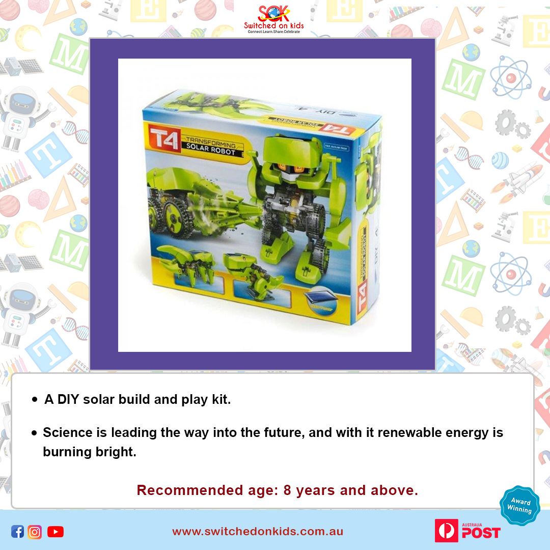 T4 transforming sale solar robot