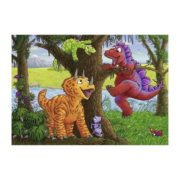 Ravensburger - Dinosaurs at play 2x24 pcs - Image 2