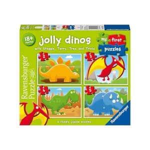 Ravensburger - Jolly Dinos My First Puzzle 2 3 4 5pc