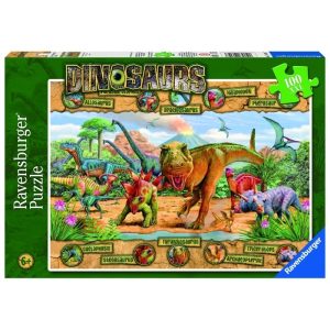 Ravensburger - Dinosaurs Puzzle 100pc