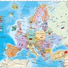 Ravensburger - European map puzzle 200pcs