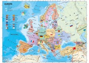 Ravensburger - European map puzzle 200pcs