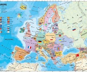 Ravensburger - European map puzzle 200pcs