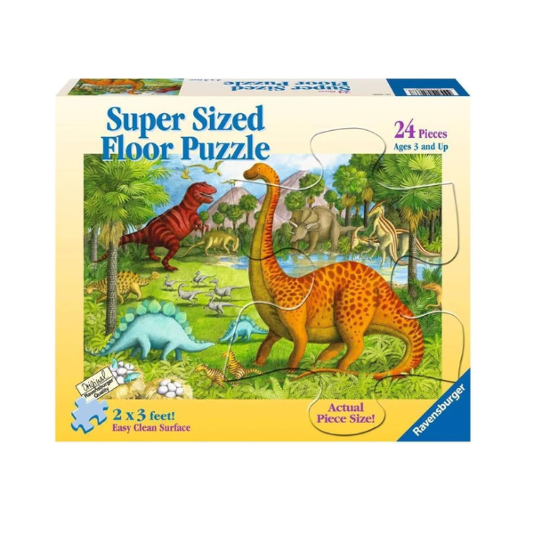 Untitled design - 2026-05-20T140250.542 Ravensburger - Dinosaur Pals SuperSize Puzzle 24pc
