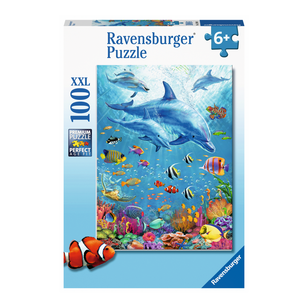 Pod of Dolphins Puzzle - 100 piece Pod of Dolphins Puzzle - 100 piece