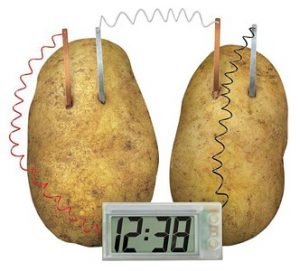 Potato Powered Clock Kit