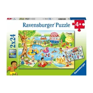 Ravensburger - Seaside Holiday Puzzle 2x24 pieces