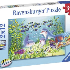 Ravensburger - On the Seabed Puzzle 2x12pc