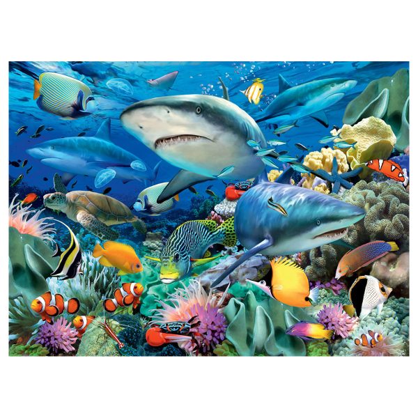Ravensburger - Reef of the Sharks Puzzle 100pc - Image 2