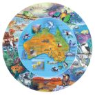 Wild Australia Round Map Puzzle