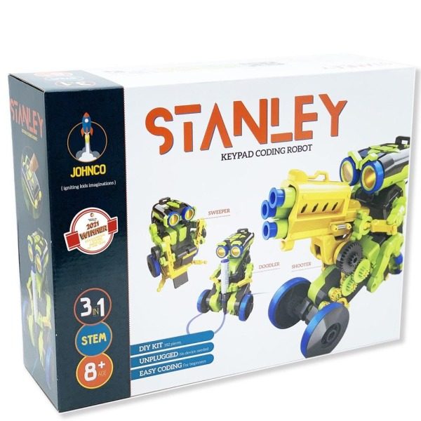 Johnco - Stanley: 3-In-1 Keypad Coding Robot