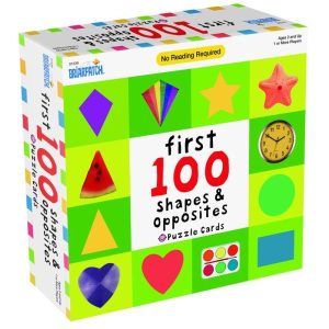 First 100 Shapes & Opposites Puzzle Cards