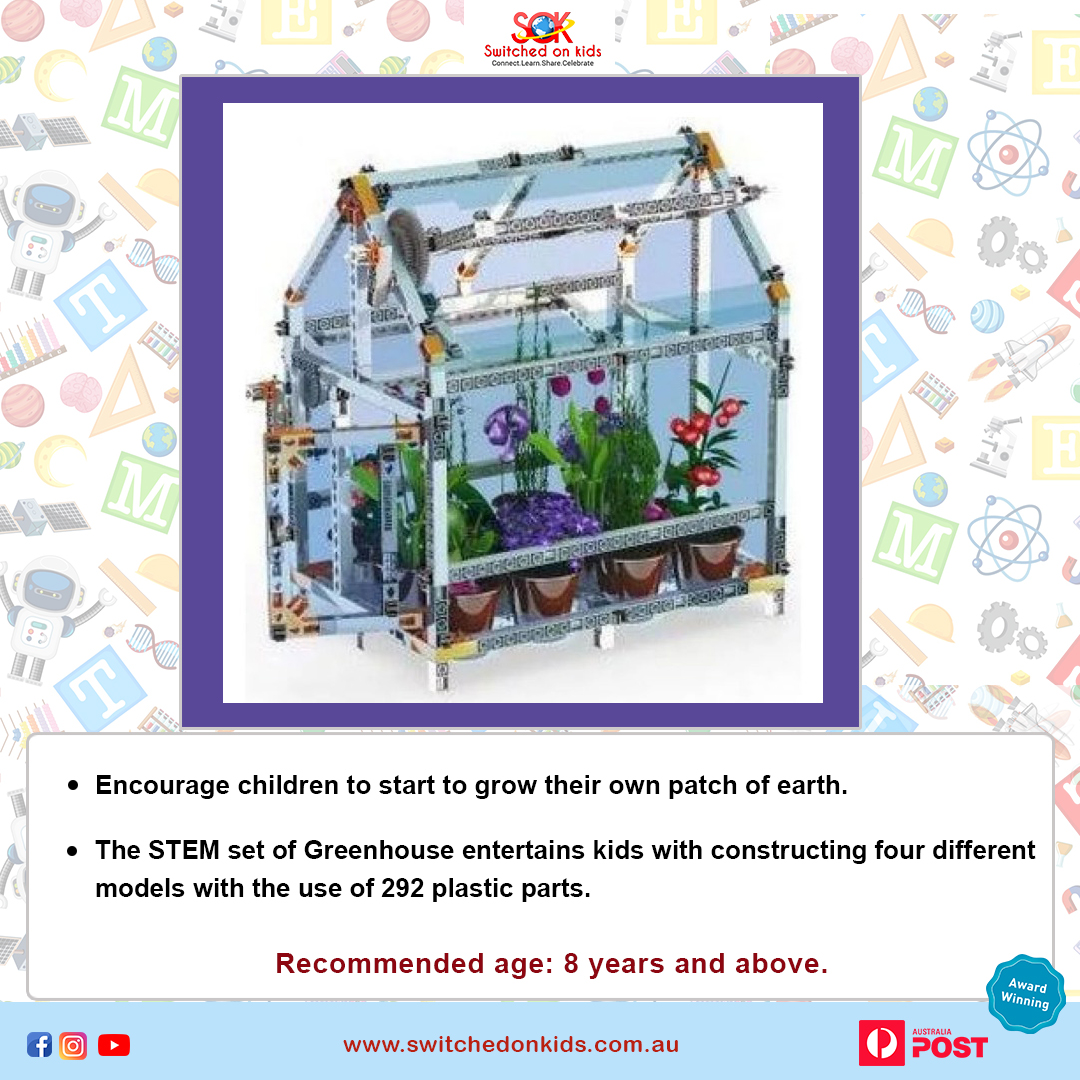 Engino stem sales heroes greenhouse