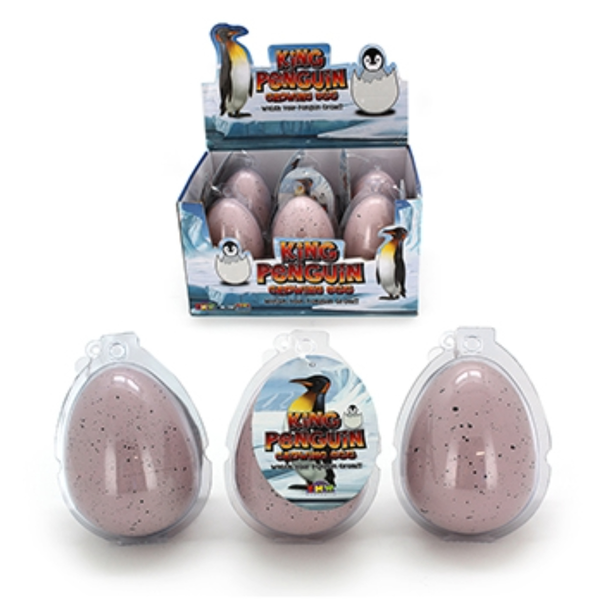 Large Growing Penguin In Egg