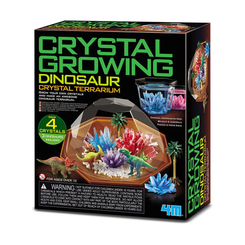 4M Crystal Growing - Dinosaurs Crystal Terrarium