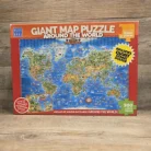 Blue Opal - Around the World Giant Map 300 pieces