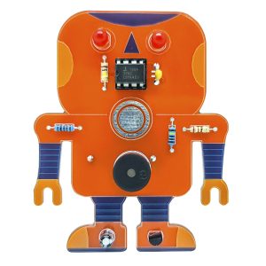 Build a Robot with Touch Sensitive LEDs and Buzzer - Learn to Solder Kit