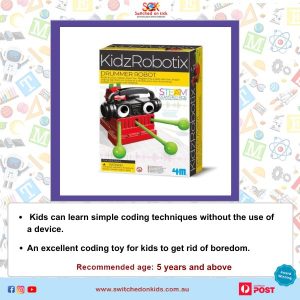 4M - KidzRobotix - Drummer Robot - Image 5