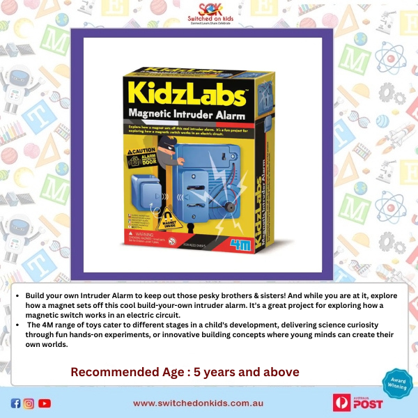 4M - Kidzlabs- Magnetic Intruder Alarm