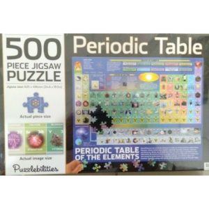 Periodic Table 500-Piece Jigsaw Puzzle