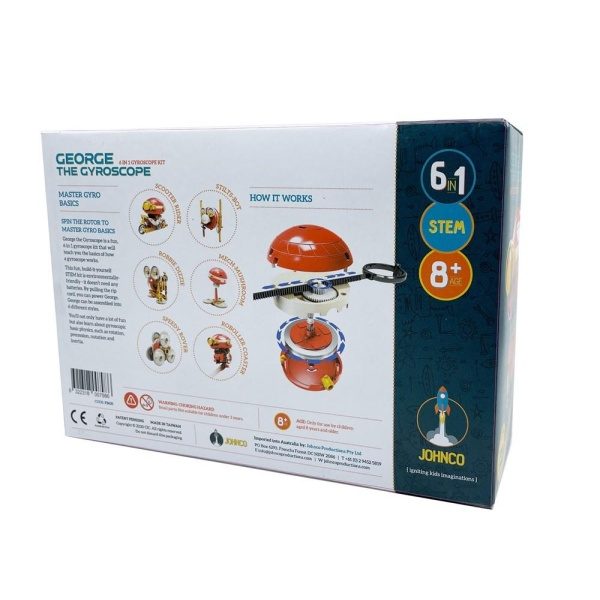 Johnco - George The 6 In 1 Gyroscope Kit - Image 2