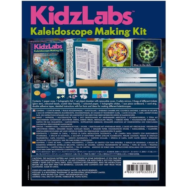 4M - Kidzlabs - Kaleidoscope Making Kit - Image 5
