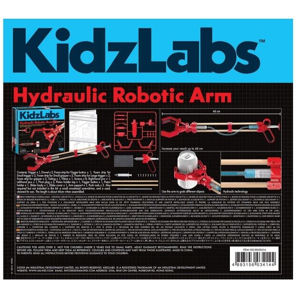 4M Kidzlabs Hydraulic Robotic Arm - Image 5
