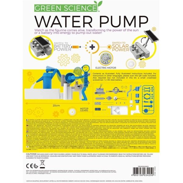 4M Green Science Water Pump - Image 4