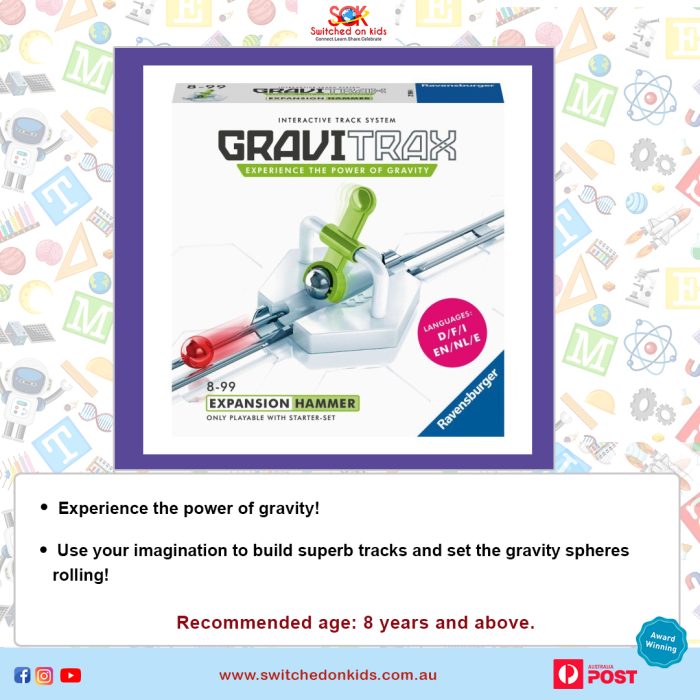 GraviTrax Add on Hammer toy for kids from age 8 years and above