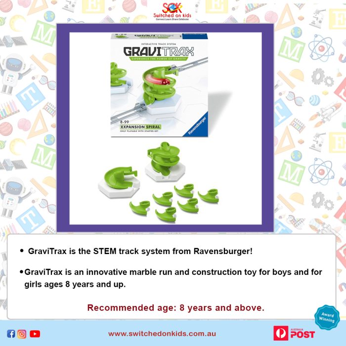 GraviTrax Add on Spiral toy for kids from 8 years and above
