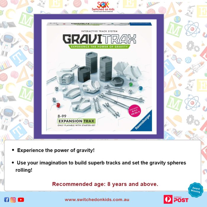 GraviTrax Add on Trax Expansion toy for kids from age 8 years and above