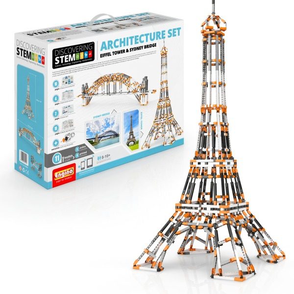 ENG STEM Architecture Set - Eiffel Tower & Sydney Harbour Bridge