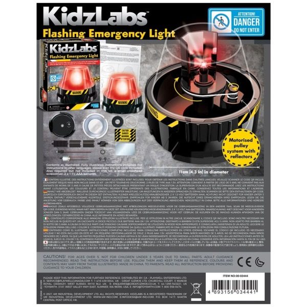 4M KidzLabs - Flashing Emergency Light - Image 4