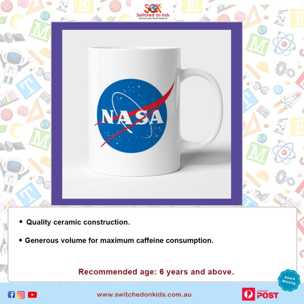 Heebie Jeebies Mug - NASA logo - Image 3