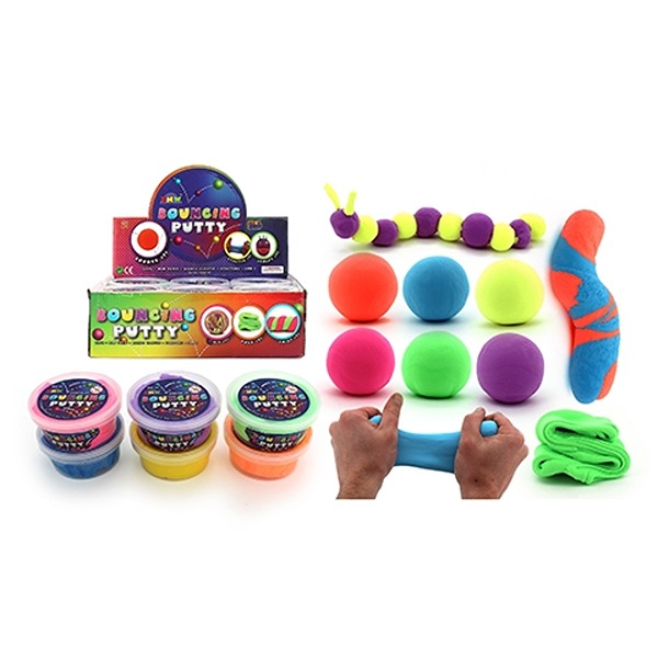 Bouncing Putty In Tub (6 Colours) - 35G